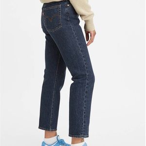 LEVI’S WEDGIE STRAIGHT JEANS CLASSIC BLUE
